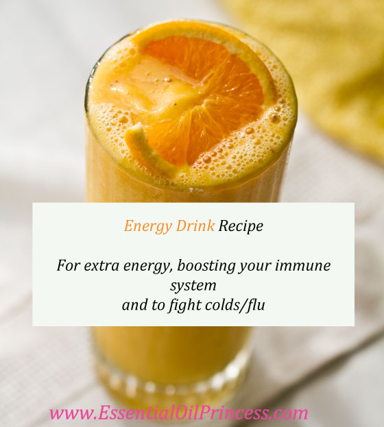 Essential Oil “Energy Series” Energy Drink Recipe