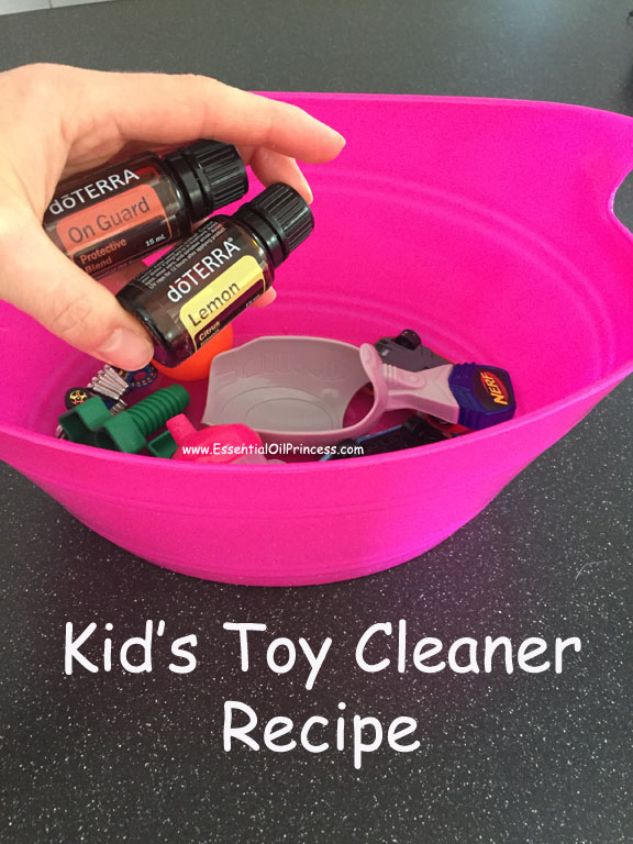 Essential Oils for Kids Toy Cleaner Recipe